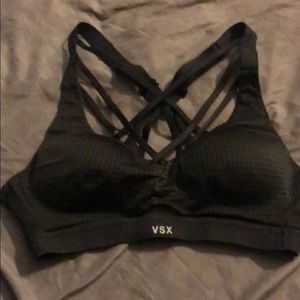 Victoria’s Secret Sport Black Sports Bra. Size 32A